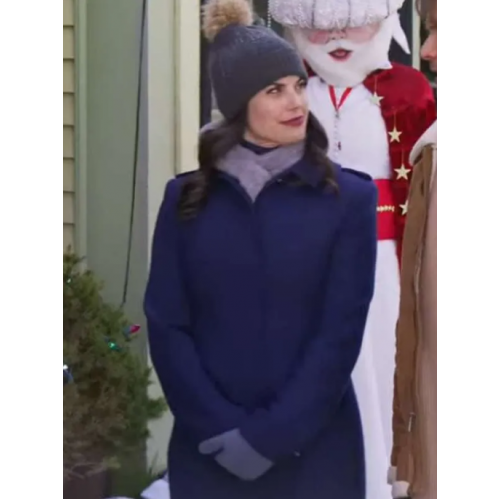 Believe in Christmas Meghan Ory Blue Coat