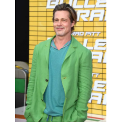 Brad Pitt Bullet Train Green Suit