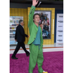 Brad Pitt Bullet Train Green Suit