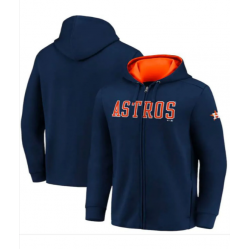 Astros Houston Blue Zip Up Hoodie