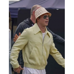F1 Brad Pitt Yellow Jacket