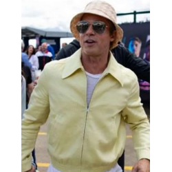 F1 Brad Pitt Yellow Jacket