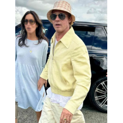 F1 Brad Pitt Yellow Jacket