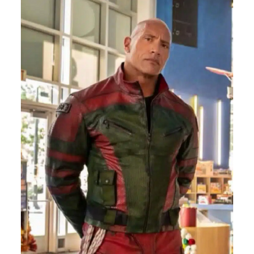 Red One Dwayne Johnson Leather Jacket