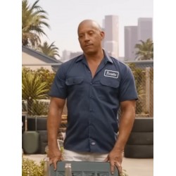 Fast X Vin Diesel Toretto Blue Shirt
