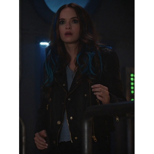 The Flash Caitlin Snow Black Leather Jacket