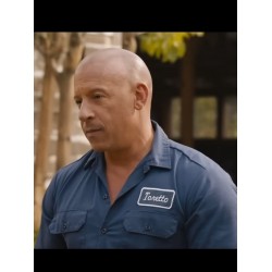 Fast X Vin Diesel Toretto Blue Shirt