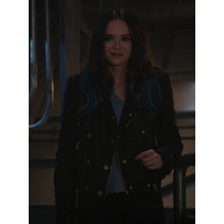 The Flash Caitlin Snow Black Leather Jacket