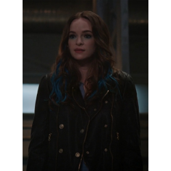 The Flash Caitlin Snow Black Leather Jacket
