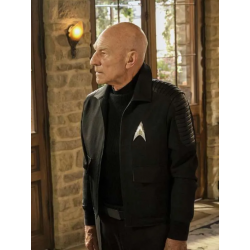 Star Trek Picard S02 Jean Luc Picard Black Jacket