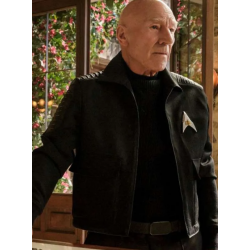 Star Trek Picard S02 Jean Luc Picard Black Jacket