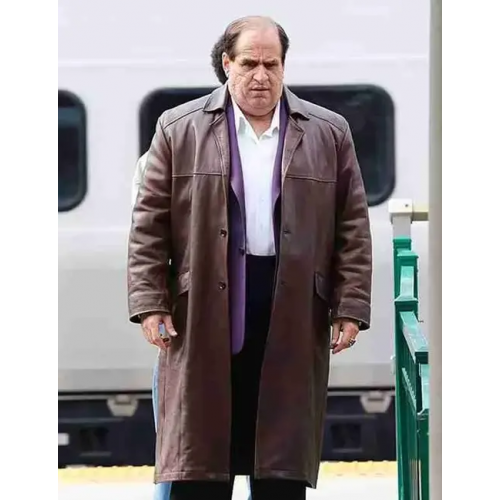 The Penguin Colin Farrell Leather Coat