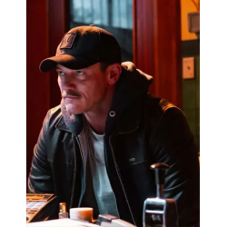 5lbs of Pressure Luke Evans Brown Leather Jacket