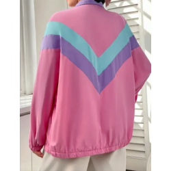 Love Lies Bleeding Katy O’Brian Tri-Color Jacket