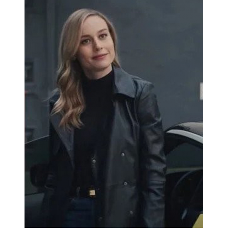 Fast X 2023 Brie Larson Leather Coat - Celebs Movie Jackets.