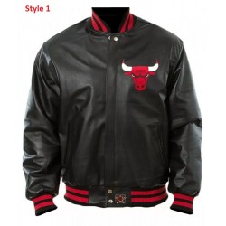 Vintage Chicago Bulls Leather Jacket