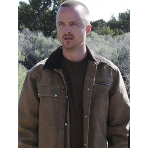 Aaron Paul Breaking Bad Brown Jacket