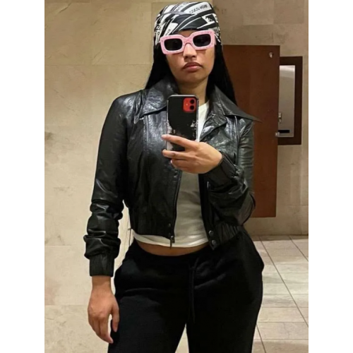 Nicki Minaj MTV Video Music Awards Leather Jacket