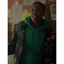Gabrielle Graham Relax I’m from the Future Leather Jacket