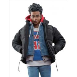 Miles Morales Spider-Man Across the Spider-Verse Black Jacket