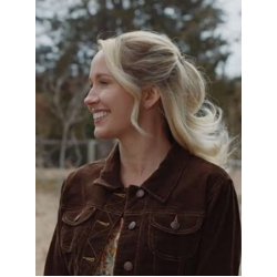 Anna Camp Unexpected Brown Jacket
