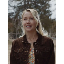 Anna Camp Unexpected Brown Jacket
