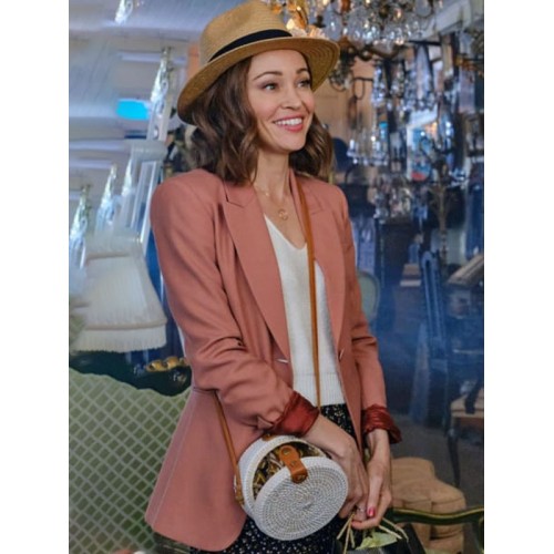 The Wedding Veil Inspiration Autumn Reeser Pink Blazer