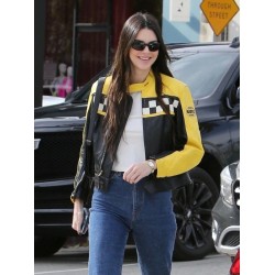 Kendall Jenner Aspen Trip Leather Jacket