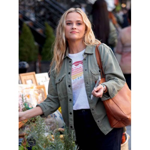 Your Place or Mine Reese Witherspoon Grey Jacket