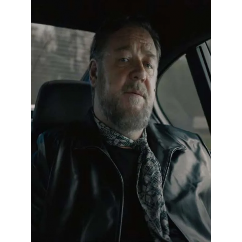 Russell Crowe Kraven the Hunter Leather Jacket - Celebs Movie Jackets