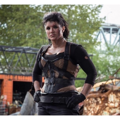 Angel Dust Deadpool Gina Carano Brown Vest