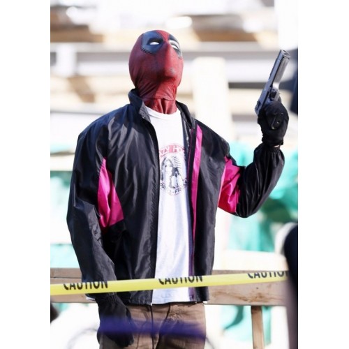 Deadpool 2 Wields A Gun Parachute Jacket