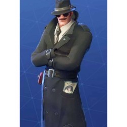 Noir Skin Fortnite Wool Coat