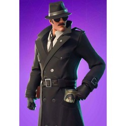 Noir Skin Fortnite Wool Coat