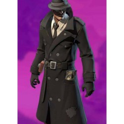 Noir Skin Fortnite Wool Coat
