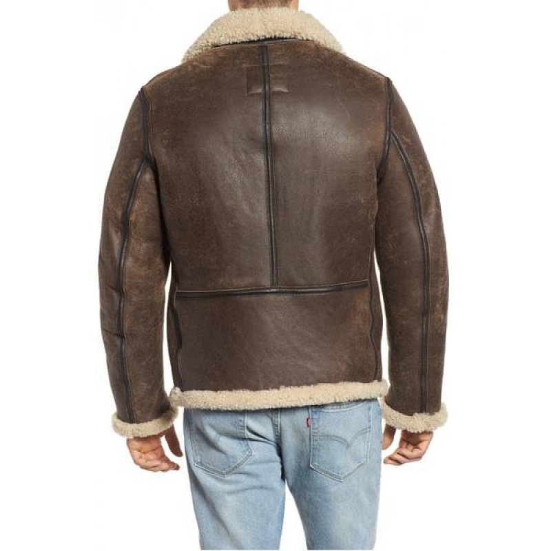 Men Winter Shearling Jacket - Celebs Movie Jackets