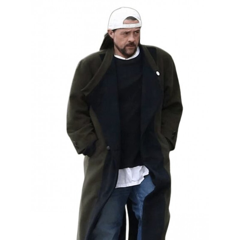 Jay and Silent Bob Strike Back Cosplay Costume Trench Coat Outfit Long Jacket NN