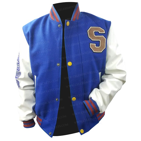 Sonic The Hedgehog Jacket | Varsity Blue Jacket - Celebs Movie Jackets