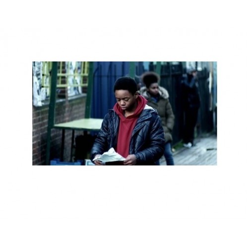 Top Boy Xavien Rus­sell Blue Jacket