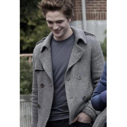 Twilight Edward Cullen Grey Wool Jacket