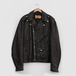 Vintage Excelled Motorcycle Leather Jacket - Celebs Movie Jackets