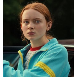 Stranger Things S04 Max Mayfield Blue Jacket